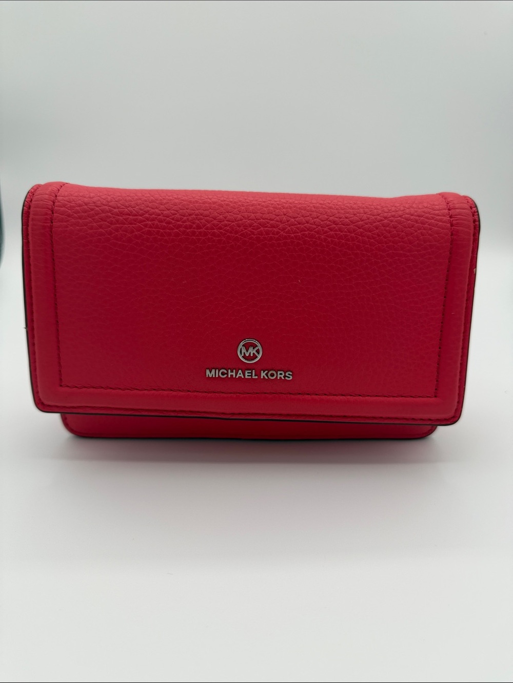 Michael Kors Vibrant Red Crossbody Bag Clutch